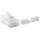 80er-Pack Cat6A RJ45-Modularstecker Pro Line