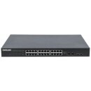 24-Port Gigabit Ethernet PoE+ Switch mit 10 GbE Uplink