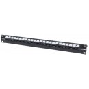 Abschließbares 24-Port Cat6 Patchpanel, ungeschirmt