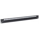 Abschließbares 24-Port Cat6 Patchpanel, ungeschirmt