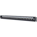 Abschließbares 24-Port Cat6 Patchpanel, geschirmt