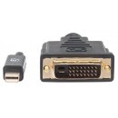 Mini-DisplayPort 1.2a auf DVI-Kabel