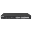 24-Port Gigabit Ethernet PoE+ Web-Managed Switch mit 4 SFP Kombo-Ports