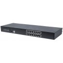 Modularer 16-Port KVM-Switch mit Cat5-/VGA-Schnittstelle