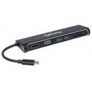 SuperSpeed USB-C auf HDMI/VGA 4-in-1 Docking-Konverter