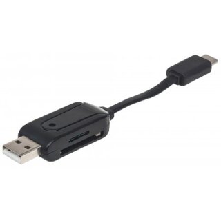 USB Typ C/Typ A-Kombo Multi-Card Reader/Writer