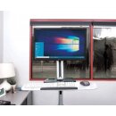 Ergonomische Workstation mit Monitorhalterung und Tastaturauflage