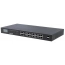 24-Port Gigabit Ethernet PoE+ Switch mit 2 SFP-Ports und...