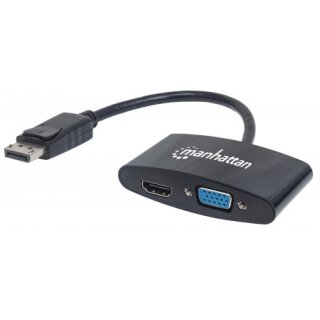 2-in-1 4K DisplayPort-Adapter