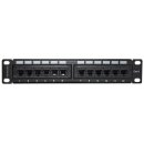 10" 12-Port Cat6 Patchpanel