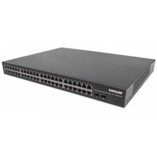 48-Port Gigabit Ethernet Switch mit 10 GbE Uplink