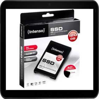 INTENSO 2.5 SSD FESTPLATTE INTERN 120GB 3813430 SATA III High