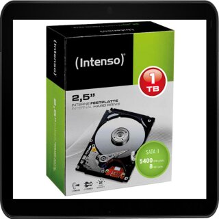 INTENSO 2.5 HDD FESTPLATTE INTERN 1TB 6501161 5400RPM/SataII/8MB schwarz