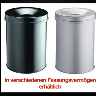 DURABLE Papierkorb 30,0 l lichtgrau