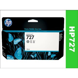 HP727GY XL - Original B3P24A - Grau - Druckpatrone mit 130ml Inhalt