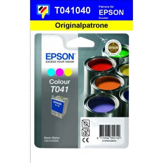 T041040 -color- Epson Original Druckerpatrone mit 37ml Inhalt -C13T04104010-