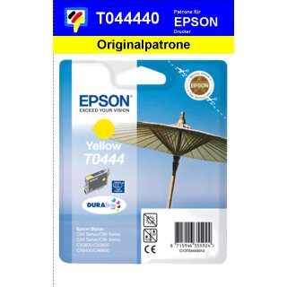 T044440 -yellow- Epson Original Druckerpatrone mit 13ml Inhalt -C13T04444010-