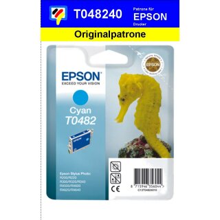 T048240 -cyan- Epson Original Druckerpatrone mit 13ml Inhalt -C13T04824010-