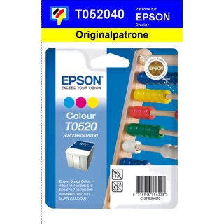 T052040 -color- Epson Original Druckerpatrone mit 35ml Inhalt -C13T05204010-