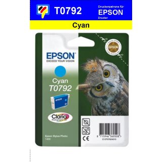 T079240-cyan-EPSON Original Drucktinte mit 11ml Inhalt zum Superangebot