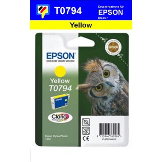 T079440-gelb-EPSON Original Drucktinte mit 11ml Inhalt zum Superangebot