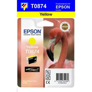 T087440-gelb-EPSON Original Drucktinte mit 11,4ml Inhalt zum Superangebot