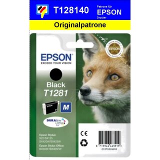 T12814010-schwarz-EPSON Original Drucktinte mit 5,9ml Inhalt zum Superangebot