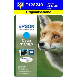 T12824010-cyan-EPSON Original Drucktinte mit 3,5ml Inhalt zum Superangebot