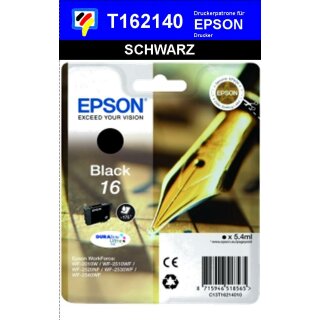 T16214010-schwarz-EPSON Original Drucktinte mit 5,4ml Inhalt zum Superangebot