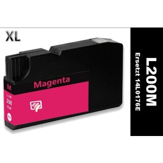 L200M  - TiDis Ersatzpatrone - magenta- ersetzt 14N0176E mit ca. 36ml Inhalt