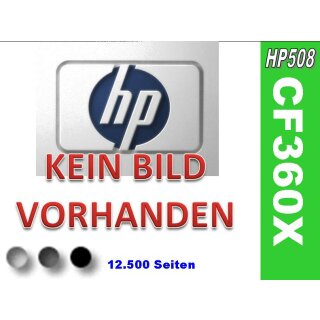 HP508 - CF360X - Black - Original HP Druckkassette mit 12.500 Seiten Druckleistung laut Hersteller