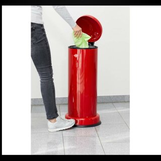 WESCO Big Baseboy Mülleimer 30,0 l rot