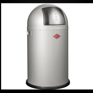 WESCO Pushboy Junior Mülleimer 22,0 l silber