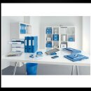 LEITZ WOW Duo Colour Papierkorb 15,0 blau