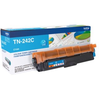 Brother Original-Toner TN-242C cyan mit 1.400 Seiten Druckleistung nach Iso - für DCP-9022, HL3142CW, HL-3152CDW, HL-3172CDW, MFC-9142CDN, MFC-9332CDW, MFC-9342CDW