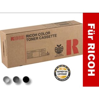 Ricoh 406348 Lasertoner schwarz mit 2.500 Seiten Druckleistung nach Iso für Ricoh Aficio SP C231, C232, C242, C310, C311, C312, C320