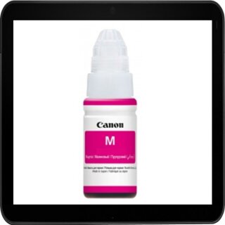 GI-50M - magenta - Canon Druckertintenflasche mit 70ml Inhalt für ca. 7.700 Seiten Druckleistung - 3404-C001