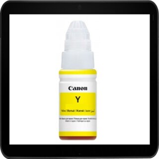 GI-50Y - yellow - Canon Druckertintenflasche mit 70ml Inhalt für ca. 7.700 Seiten Druckleistung - 3405C001