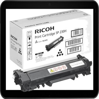 408294 - schwarz - Ricoh Lasertoner mit ca. 3.000 Seiten Druckleistung nach ISO