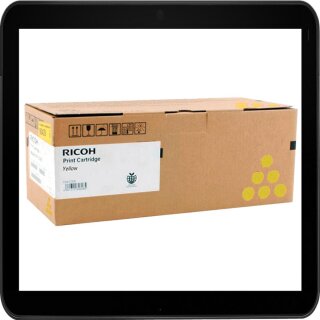 408218 - yellow - Ricoh Lasertoner mit ca. 6.000 Seiten Druckleistung nach ISO