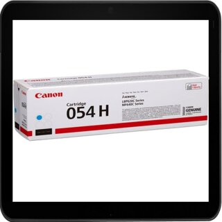 054H - Cyan - Canon Toner mit ca. 2.300 Seiten Druckleistung nach Iso - 3027C002