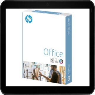 A4 Kopierpapier HP Office - reinweiß - 80g/m² - 500Blatt Packung für Laser, Gel und Inkjet geeignet (CHP110)