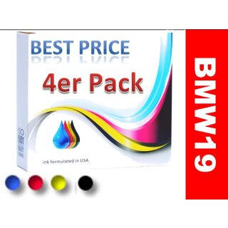 Best Price Druckerpatronen Multipack - Schwarz / Cyan / Magenta / Yellow - ersetzt 9182B004