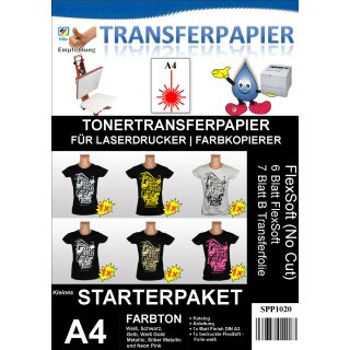 A4 FlexSoft (No-Cut) Unser kleines Muster - Starterpaket zum ausprobieren