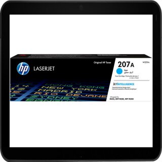 HP207A - W2211A HP Lasertoner Cyan mit ca. 1.250 S. Druckleistung