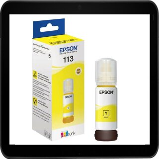 113 | T06B4 Pigment yellow Epson Tintenflasche mit 70ml Inhalt