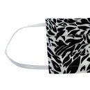 Mund- & Nasenmaske Animalprint schwarz/weiß aus 100 % Baumwolle mit Nasenbügel (Aus hygienischen Gründen ist eine Rücknahme ausgeschlossen!)