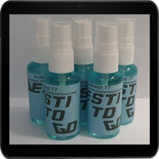 Desti to Go - Hände-und Flächendesinfektionsmittel - 30ml Sprühflasche