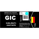 Lightcyan GIC - Hitzetransfertinte | Sublimationstinte in 10ml Flasche - Farbe LIGHTCYAN