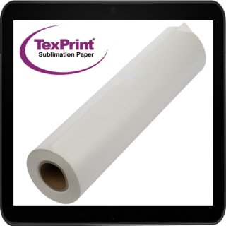 120 lfm x 137cm Sublimationspapier auf Rolle - TexPrint XP-HR 105g/m²